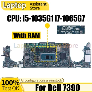 LA-G172P Para DELL 7390 Laptop placa-mãe 05M9KH 0MCC5D 0RF89X 0D1R0X 0V2CCD i5-1035G1 i7-1065G7 RAM placa Mãe Notebook