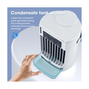 Refrigerador de ar Domésticos Spray Umidificador Ventilador de Água de refrigeração de Ar Condicionado Ventilador USB área de Trabalho de Ventoinha de Arrefecimento do Ar condicionado