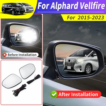 Para a Toyota Alphard Vellfire 2015-2023 2022 2021 Eletrônico Anti-Reflexo de Espelho Retrovisor 30 Série de Acessórios de decoração atualizado