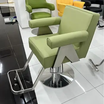 Barbearia elevador de cadeira de giro high-end salão de cabeleireiro dedicado corte cadeira de moda simples de engomadoria tingimento cadeira