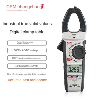 Huashengchang (CEM) de alta precisão digital medidor de pinça industrial universal medidor de corrente e de tensão tester DT-9182