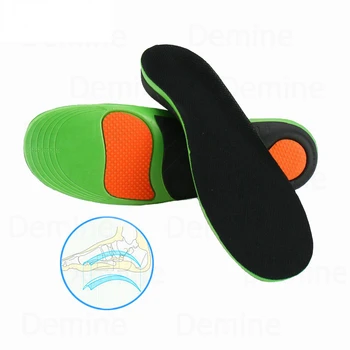 PU Palmilha Desporto Ortopedia Sapato Palmilha Arco X/S em Forma de Perna de Correção de Televisão Arco do Pé de Apoio, Esportes de Saúde de Palmilha