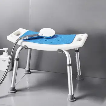 1~5PCS casa de Banho Cadeira de Banho de Chuveiro Fezes Almofada Colar Anti-derrapante Quente EVA Azul Cadeira Almofada Non-slip Tapete （Apenas a Venda de Tapetes de ）Um Assento
