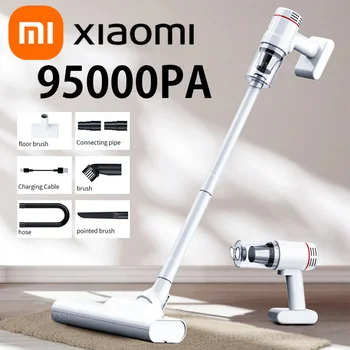 Xiaomi 95000Pa sem Fio do Aspirador de pó Portátil Potente Motor Brushless de Carro e Casa Dual usar Aspirador de pó Robô Aspirador de pó