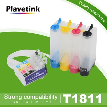 Plavetink Compatiable T1811 Contínua do Sistema de Abastecimento de Tinta Ciss Para Epson XP-225 XP-322 XP-325 XP-422 XP-425 XP 225 322 325 Impressora