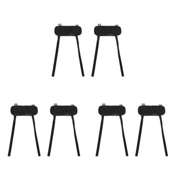 6Pcs Braço para Cadeira de Almofada de Espuma de Memória Confortável Cadeira de Escritório Braço Capa Para Cotovelos