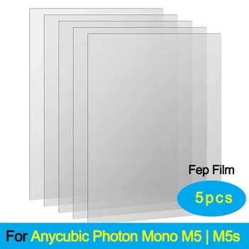 2/5/10PCS FEP Filme para Anycubic de Fótons M5 Fóton M5s Resina UV Impressoras 3D Lançamento de Filmes LCD SLA Impressora FEP Folha