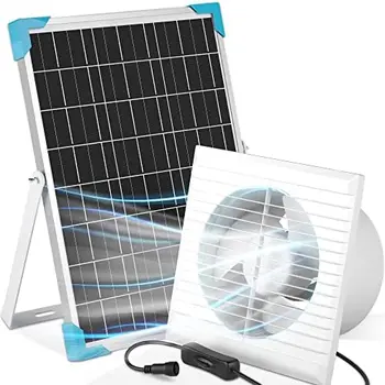 Solar Powered o Ventilador, 15W Painel Solar IP65 à prova de água com energia Solar Ventilador de Exaustão para gases com efeito, Telheiro, Galinheiro, o animal de Estimação Casas, do lado de fora