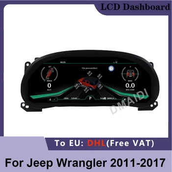 Para Jeep Wrangler 2011-2017 Sistema Linux Carro LCD de Painel Automático do Painel de Instrumentos, Modificado E Atualizado LCD Multifuncional