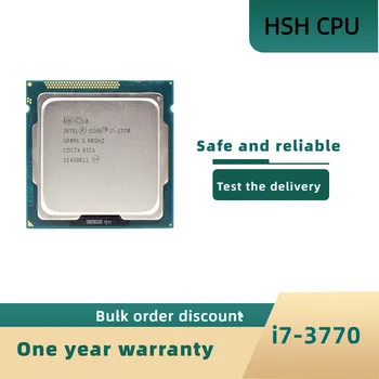 Usado intel Core i7 3770 3.4 GHz SR0PK Quad-Core LGA 1155 Processador de CPU