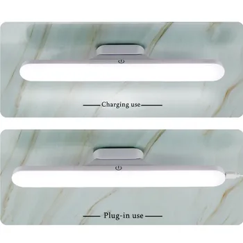 Recarregável Interruptor do Toque de Iluminação Vaidade Lâmpada Portátil de Suspensão Magnética Lâmpadas 5V USB 30CM do DIODO emissor de Luz de Proteção para os Olhos a Maquiagem da Lâmpada