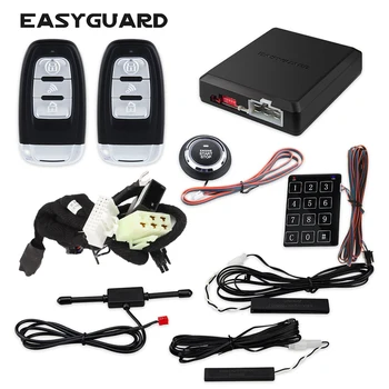 EASYGUARD PODE BARRAMENTO Plug & Play, ajuste para o Jeep Commander Wrangler 13-17 sistema de alarme do carro de PKE remote starter botão start
