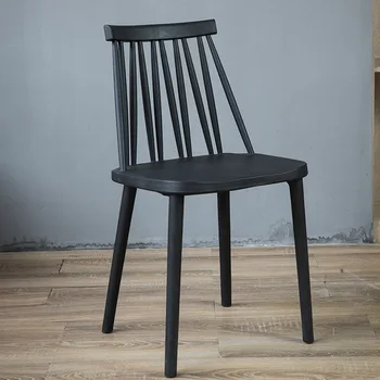 Nordic cadeira moderno e minimalista preguiça de plástico de volta fezes de lazer, mesa e cadeira cadeira de jantar e café da cadeira de leite, chá de cadeira