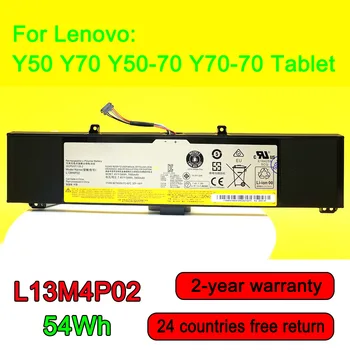 L13M4P02 Bateria do Portátil De Lenovo Y50 Y70 Y50-70 Y70-70 Tablet L13N4P01 121500250 121500251 7.4 V 54Wh 7400mAh Substituível