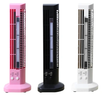 M2EE Bladeless Torre Ventilador Portátil, Ventilador de Mesa USB Ventilador de Tabela de Baixo nível de Ruído Quarto Refrigerador de Ar