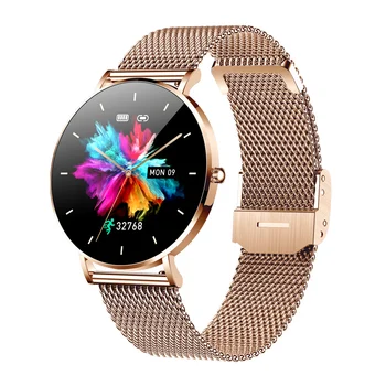 Smart Watch Para as Mulheres Touch Screen Bluetooth IP67 Impermeável Senhoras Relógios Esportes Fitness Tracker Smartwatch Reloj Hombre