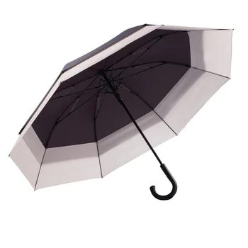 Extra Grande com Diâmetro de 130 cm Portátil Grande Guarda-chuva de Ultraleve Automática Guarda-chuva Uv Bloqueio de Cana-de-Homens Blackout para a Chuva