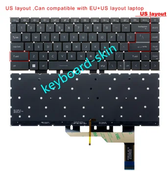 Novo teclado retroiluminado para o MSI Stealth 15M A11UEK A11UE A11SDK A11SEK MS-1562 MS-1563 portátil da série