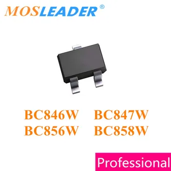 Mosleader BC846W BC847W BC856W BC858W SOT323 3000PCS NPN PNP Transistores Feitos na China, de Alta qualidade