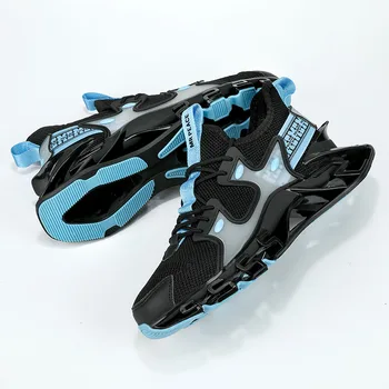 QIWN Casual, Esporte de Ar Respirável Malha Sapatilha Sapatos Para a Moda Masculina de Tênis ao ar livre luz designer de Sapatos de tênis casual