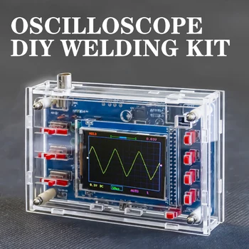 DSO138 Osciloscópio Digital Kit de Eletrônica DIY Compatível STM32F103C8T6 Único Chip Micro-Soldadura Montagem