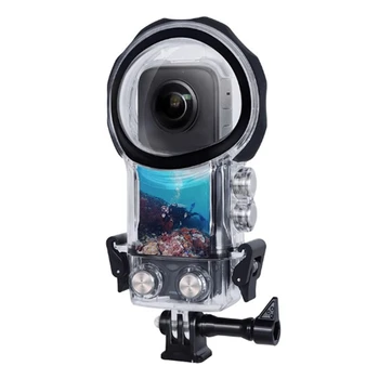 Subaquático Escudo Protetor de Mergulho Shell Para Insta360x3 Mergulho Shell 50M de Movimento Panorâmico da Câmera Acessórios