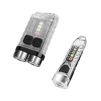 V3 Mini Keychain Lanternas,900LM USB-C Recarregável do DIODO emissor de Luz do Flash com a Cauda Ímã,V1 IPX6 Lanterna de Bolso