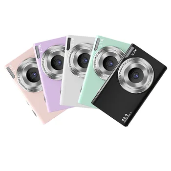 Câmera Digital 2.7 K HD 44MP Vlogging Câmera com Zoom Digital 16X,Compacta Câmera de Bolso com a Luz de Preenchimento para Crianças Adolescentes