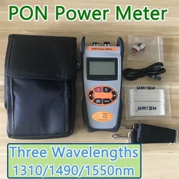 XG-PON/10GE-PON Módulo de OPM G-PON E-PON B-PON SC/FC APC UPC de Fibra Óptica Medidor de Energia XGPON Três Comprimentos de onda 1310/1490/1550nm