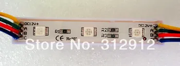 20pcs DC12V 5050 RGB de despejo módulo;IP67;0.72 W;alta brighness