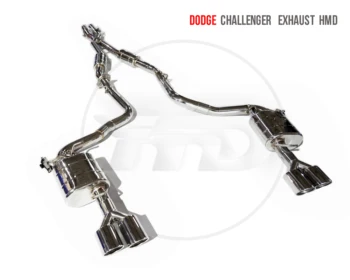 HMD Material de Aço Inoxidável Tubo de Escape Colector de tubo de água É Adequado Para Dodge Challenger Auto Modificação Eletrônico da Válvula