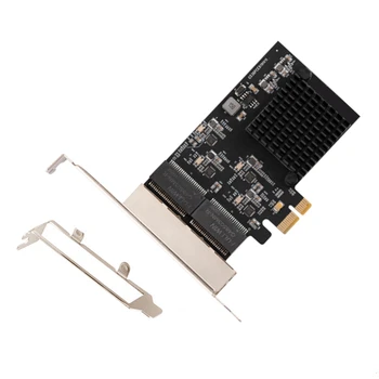 PCIE X1 de Rede Gigabit Cartão de RTL8111H 4 portas Gigabit Servidor de Rede Placa de Rede Ethernet RJ45 Adaptador