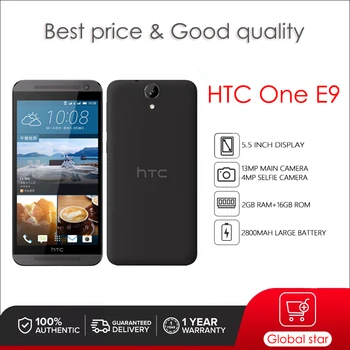 HTC One E9 Remodelado Original Desbloqueado telefones celulares 5.5 polegadas celular Octa-core, Câmera de 13MP frete grátis