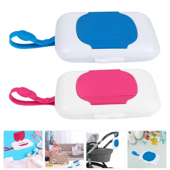Limpe O Suporte Da Caixa Do Bebê Molhado Pequenas Recipiente Portátil Dispensadores De Toalhetes Exterior Do Tecido De Caso
