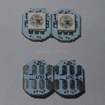 APA102-C diodo emissor de luz com dissipador de calor(10mm*3mm);DC5V de entrada;5050 SMD RGB withAPA102 ic built-in