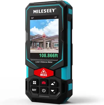 Mileseey S7 Câmara Laser Medidor de Distância de 100m a 200m,Recarregável Mulitfunctional Medida de Ferramentas P2P Bluetooth Para o Exterior