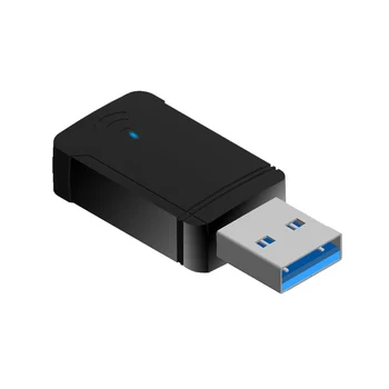 1300Mbps de WiFi USB Adaptador de Rede sem Fio do Cartão Duplo de Banda de 2,4 GHz a 5 ghz USB3.0 Adaptador de wi-FI para a área de Trabalho de Laptop