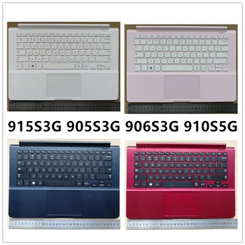 Novo laptop Para Samsung 915S3G 905S3G 906S3G 910S5G retorno, entrar com teclado em inglês apoio para as Mãos a Tampa superior Caso