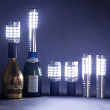 UE /EUA Plug Rechargeble LED Strobe Baton Champagne Garrafa de Vinho Serviço Sparkler Vinho Pac para VIP, Discoteca, KTV, Bar Flash Baton