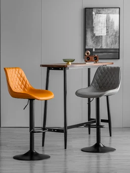Nordic Barra de Cadeira Alta Estrado Moderno, Simples e de Luxo Altura Ajustável Bar Fezes de Contador de Cozinha Fezes chaise de bar Mobiliário
