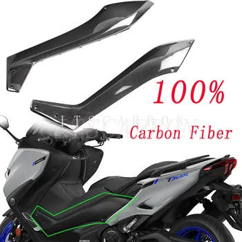 Para a YAMAHA TMAX T-MAX 560 2020 2021 Acessórios da Motocicleta 3K de Fibra de Carbono Assento Tanque Painéis Laterais Carenagem Tampa Kits de