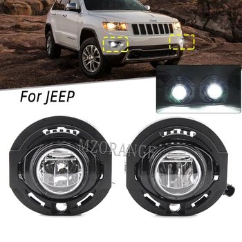 Lâmpada LED Para Jeep Grand Cherokee 2014 2015 2016 Para Dodge Charger 2015 2016 faróis de Nevoeiro Faróis Lâmpada Par 68228884AA 2pcs
