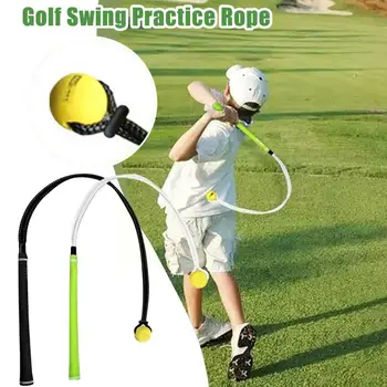 Swing de golfe Exercitador Elástico de Corda de Treinamento de Golfe Aids Ação Corretiva Durável Esportivo Leve, Portátil Corda Acess W1I0