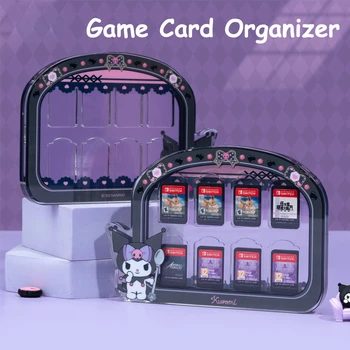 Sanrio Kawaii Cinnamoroll Kuromi Minha Melodia Mudar NS OLED Jogo de Caixas de Armazenamento do Cartão de Jogo da Nintendo Consoles Acessórios Presentes