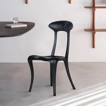 Retro Luxo Cadeiras de Jantar de Madeira Familiar Design Minimalista Cadeiras de Jantar Modernas Relaxante Silla Comedor de Móveis da Casa WZ50DC