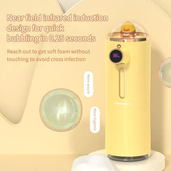 Automático de Espuma de Sabão, Distribuidor do Banheiro Inteligente de Lavar roupa Máquina da Mão Touchless Sensor Infravermelho Acessórios de cozinha Dispensador de Sabão