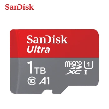 Sandisk A1 Cartão de Memória 16GB 32gb 64GB de 128 gb 256 GB 512 GB 1 TB de Cartão Micro SD Class10 UHS-1 Flash Cartão de Memória Microsd TF/Cartão SD
