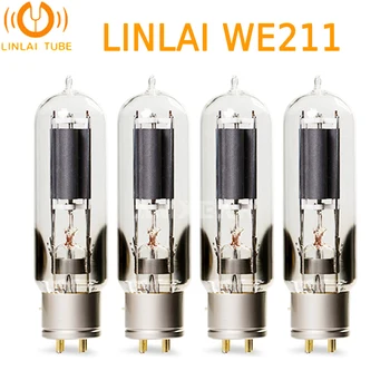 LINLAI WE211 Tubo a Vácuo, APARELHAGEM hi-fi Áudio Válvula Substituir 211 Tubo Eletrônico Amplificador do Kit Diy Genuíno Precisão de Correspondência Quad