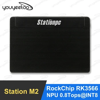 Youyeetoo Estação M2 de Entretenimento·Geek PC RockChip RK3566 BRAÇO G52 2EE NPU 0.8 Tops compatível com o Android,Ubuntu,Buildroot + QT