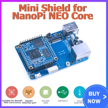 Mini Escudo para NanoPi NEO Núcleo/Core2 Função de Extensão da Placa Suporta SSD